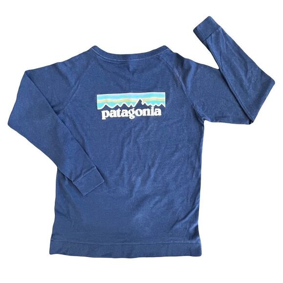 Patagonia Long-Sleeved P-6 Logo Responsibili-Tee Small - Picture 1 of 15